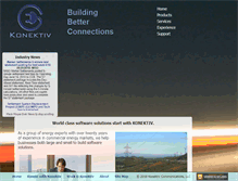 Tablet Screenshot of konektiv.com